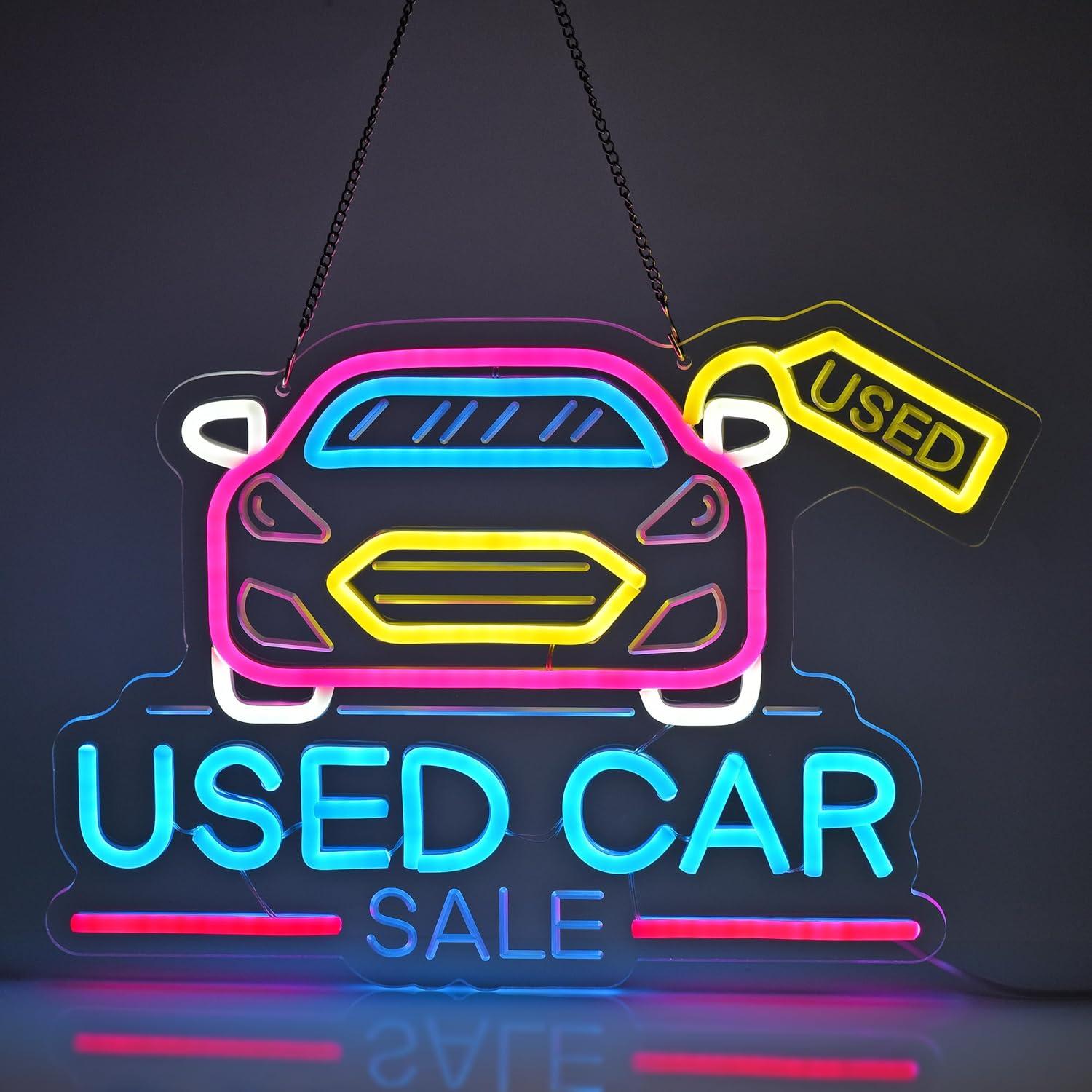 Auto Repair Shop For Sale - Used Car Sale Neon Sign LED
